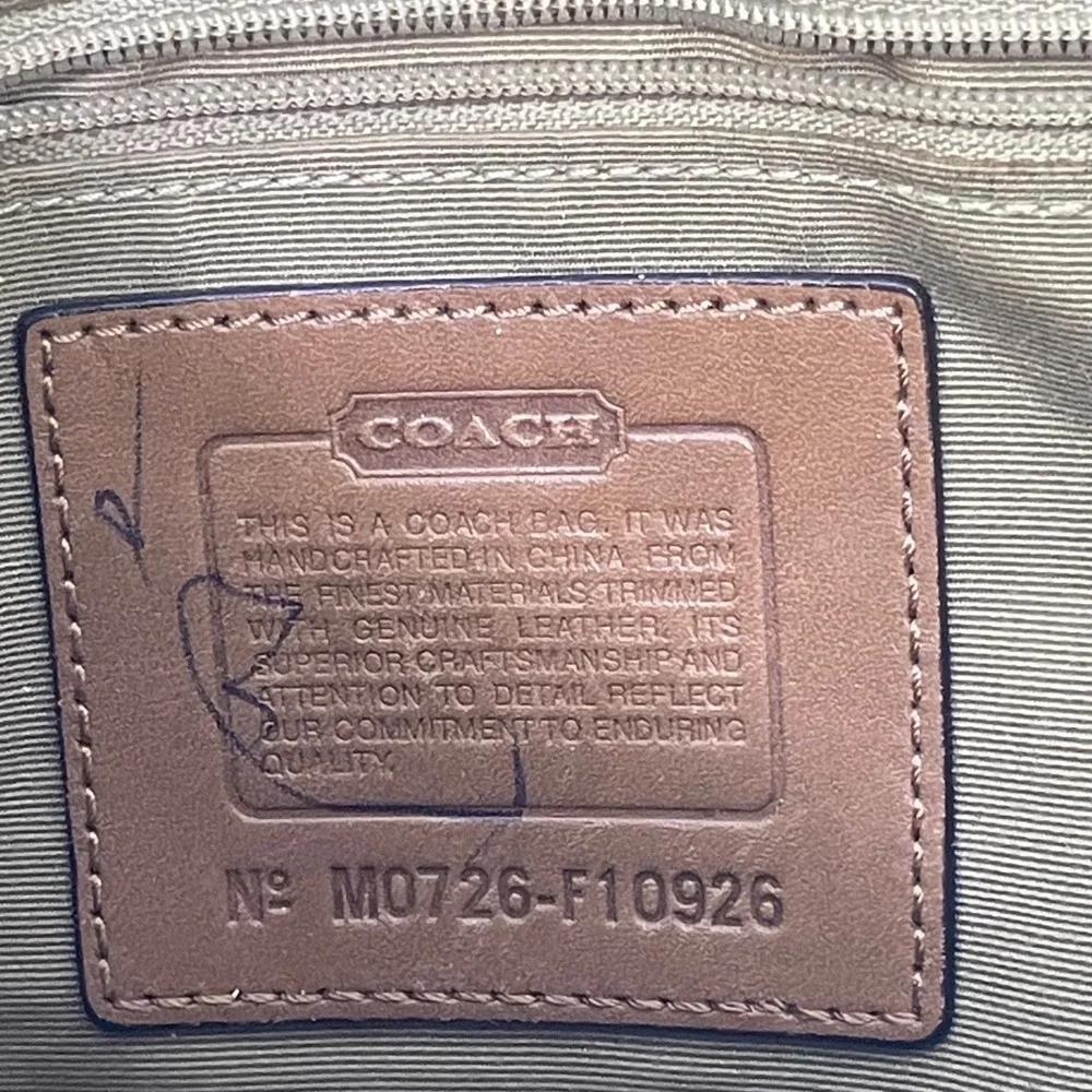 Coach Soho Flap‎ Shoulder Bag Women Small Brown Signature C Buckle F10926  Y2K